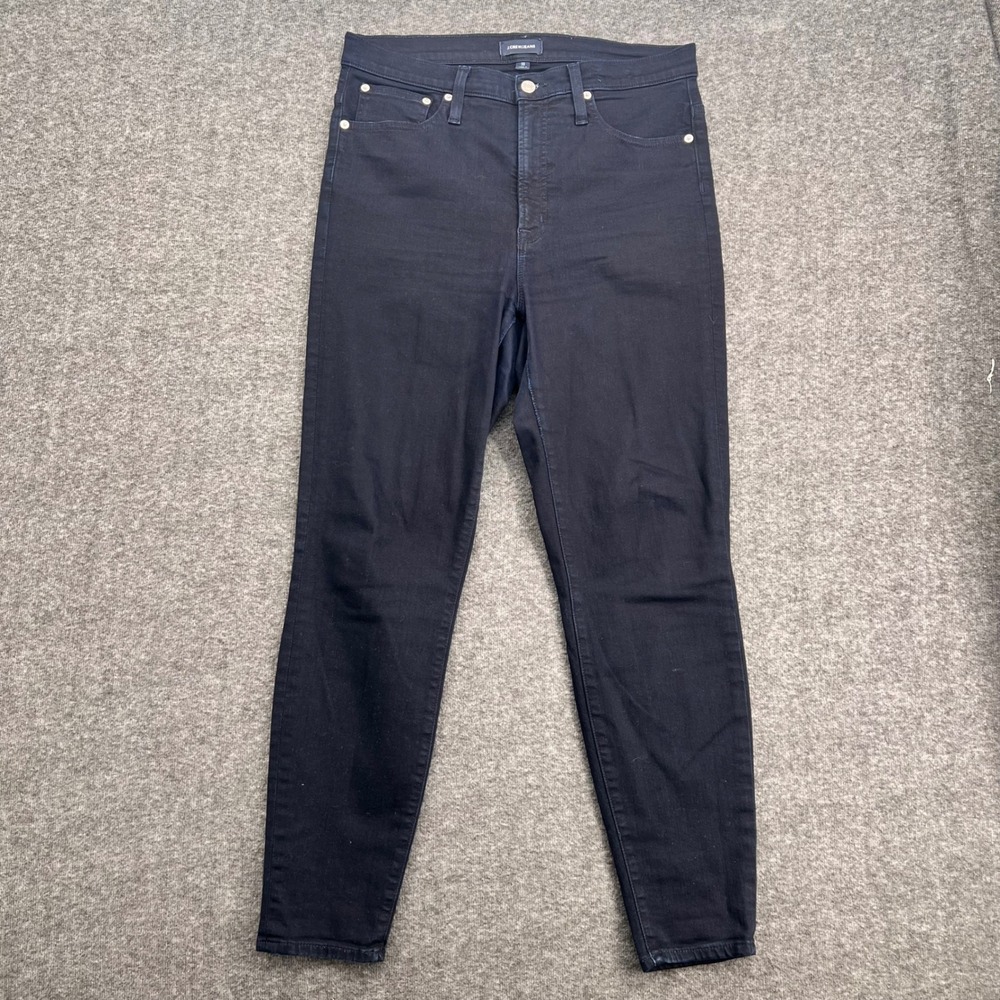 J.Crew Womens 10 High-Rise Toothpick Skinny Jeans Dark Indigo Size 30 Stretch